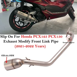 Tubo de escape intermedio Honda PCX125/150 2020-2022 con antirruido