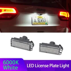 Luz matrícula LED SMD para Jeep Grand Cherokee, Compass y Fiat 500