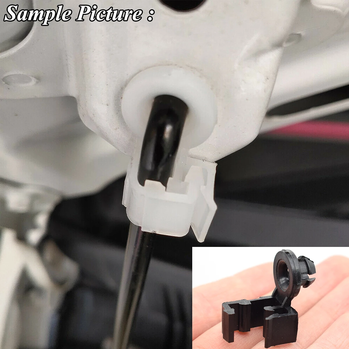 Soporte varilla de capó pivotante con clip Suzuki Swift - imagen 3