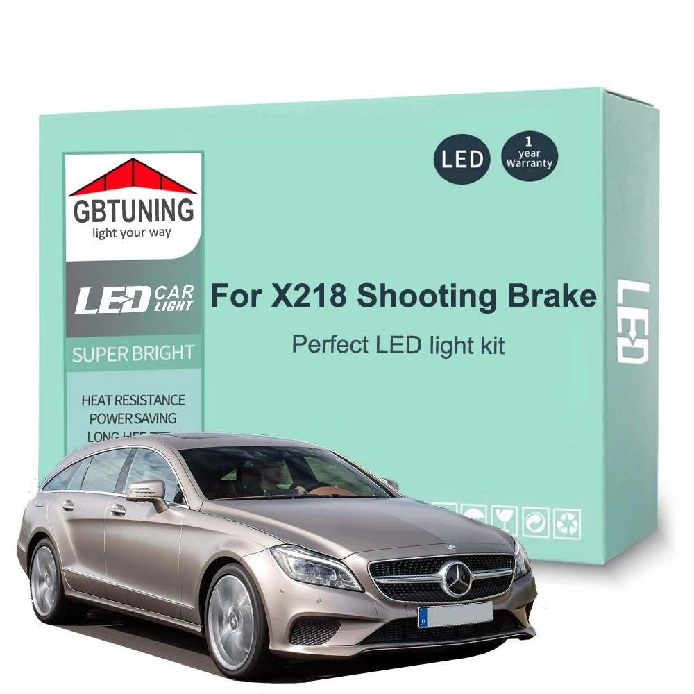 Kit bombillas LED interior CANBUS para Mercedes-Benz CLS X218 2012-2017