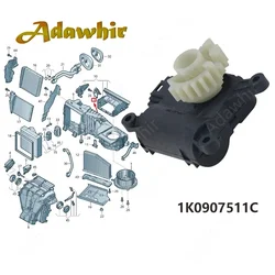 Actuador recirculación aire 1K0907511 – Audi A3 A4 A6 1.6-2.0 TDI