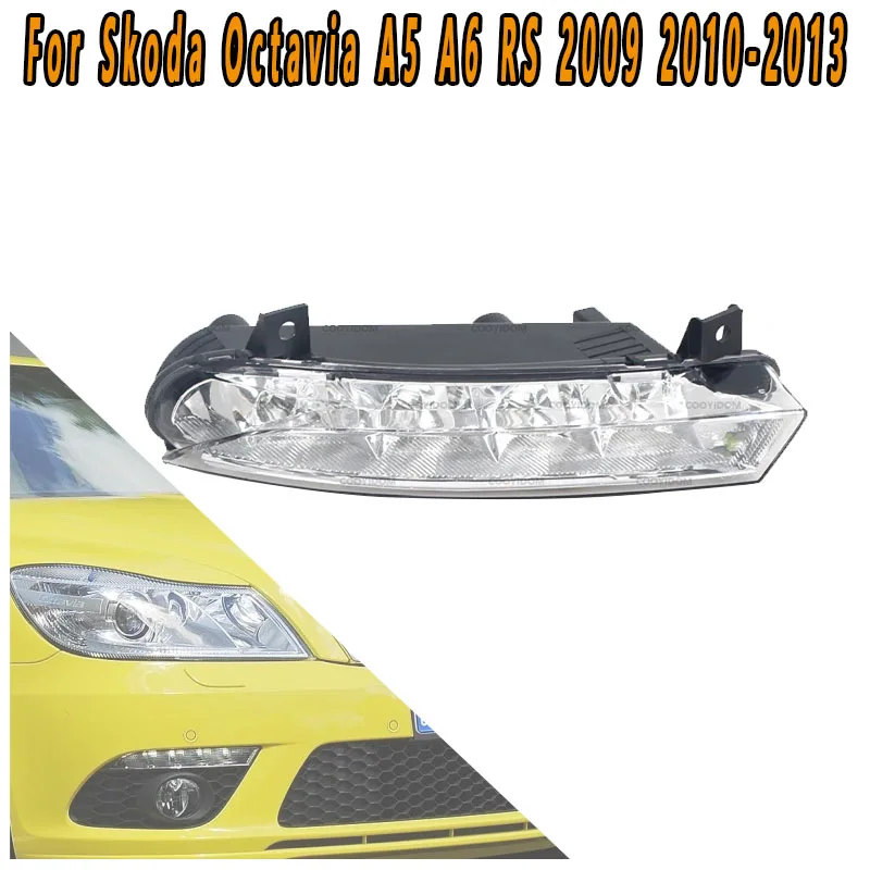 Luz de conducción diurna y antiniebla delantera Skoda Octavia A5
