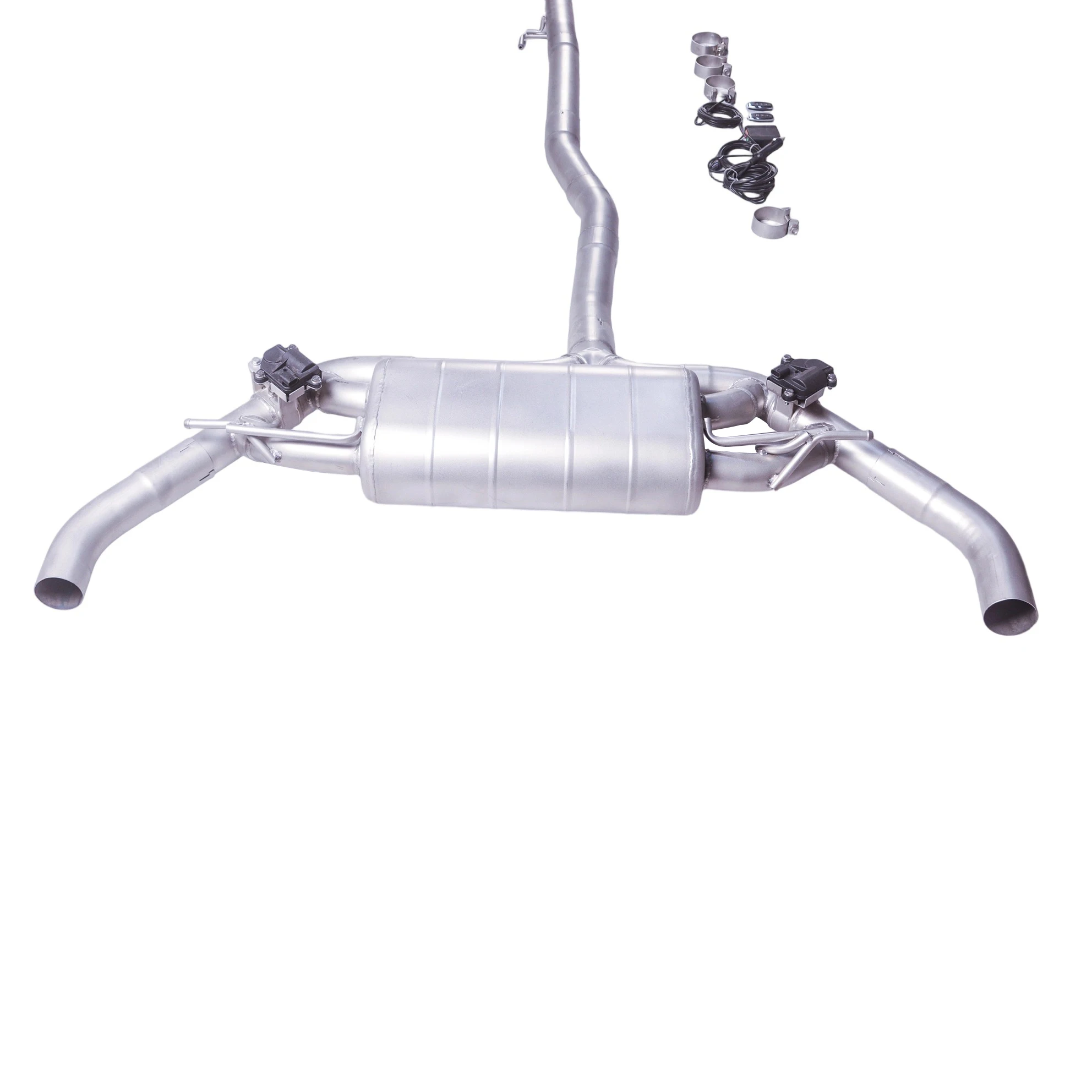 Escape catback GFC con válvula eléctrica – AMG A35 A45 2.0T inox - imagen 4