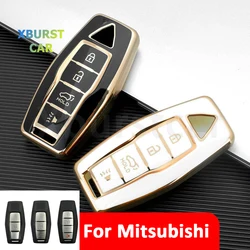 Funda para llave Mitsubishi Outlander 2022-2024 de TPU dorado
