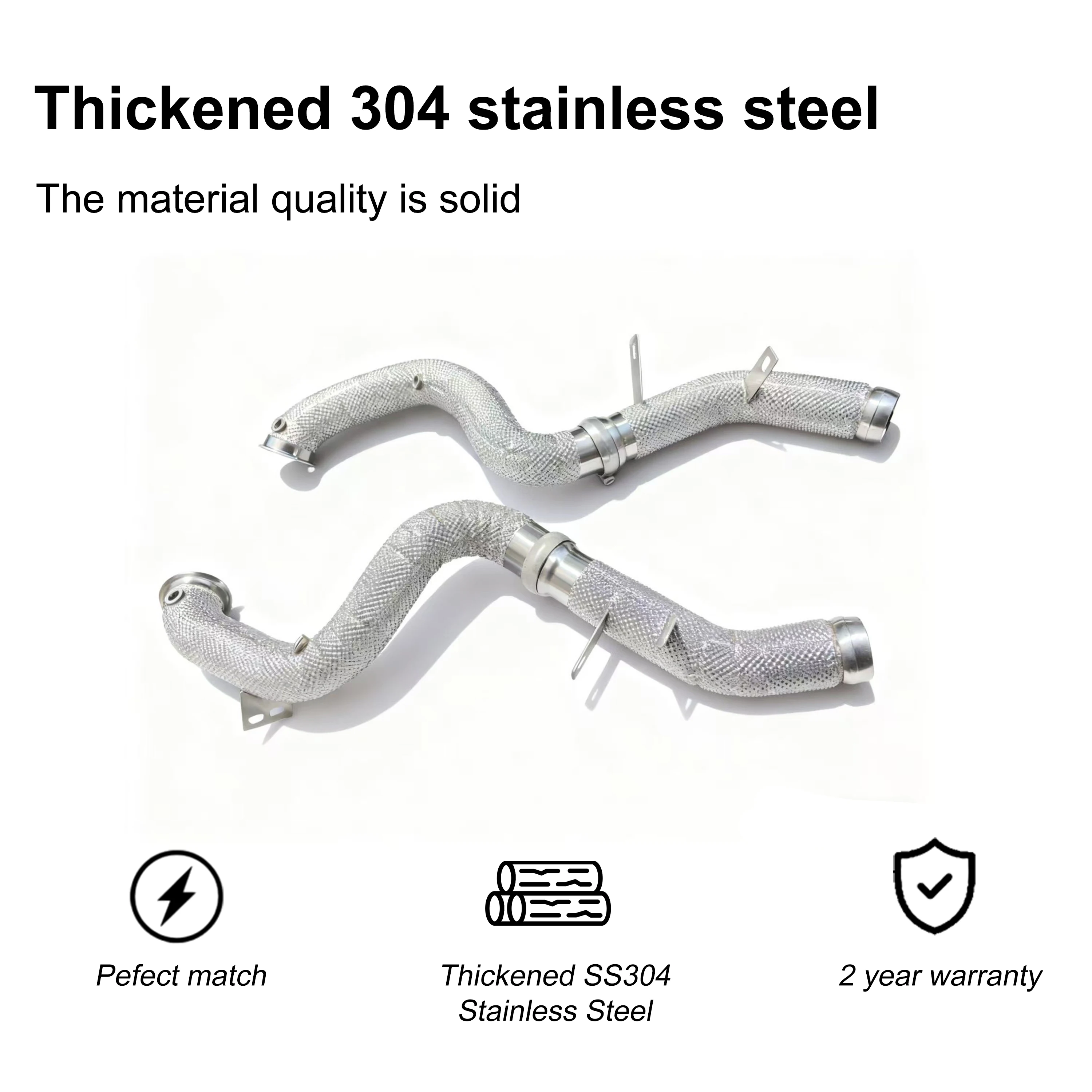 Downpipe flujo libre ACE con protector térmico – Mercedes-AMG GT63 4.0T - imagen 2