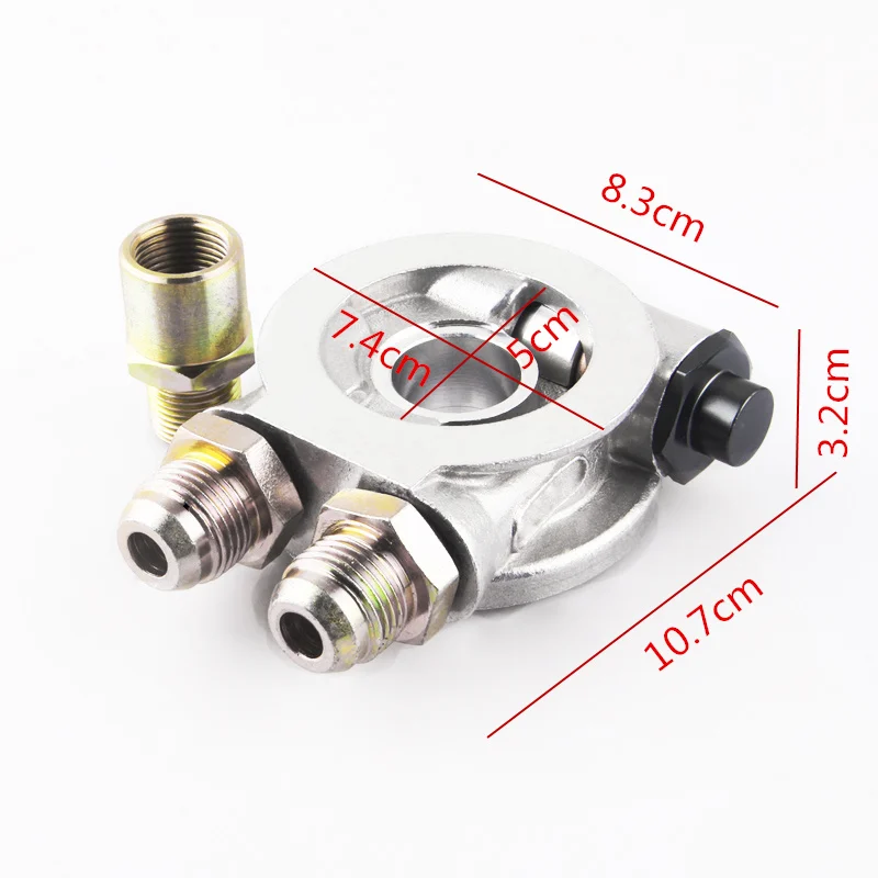 Adaptador de filtro de aceite de aluminio VOLM
