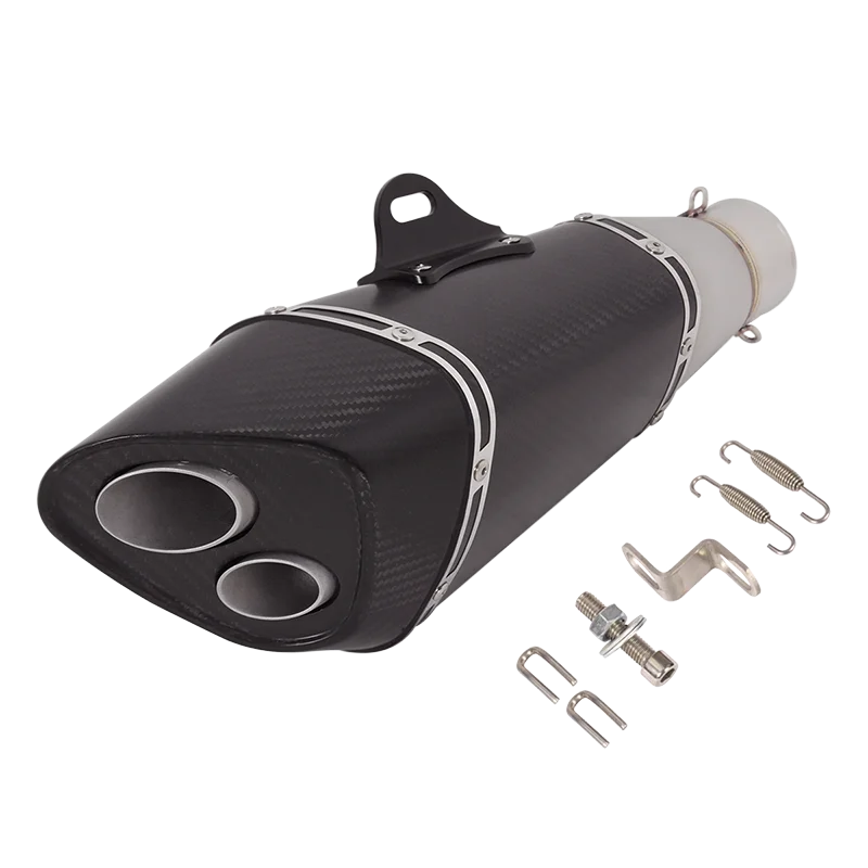 Silenciador escape carbono 51mm 60mm DB Killer moto Honda Kawasaki Suzuki - imagen 5