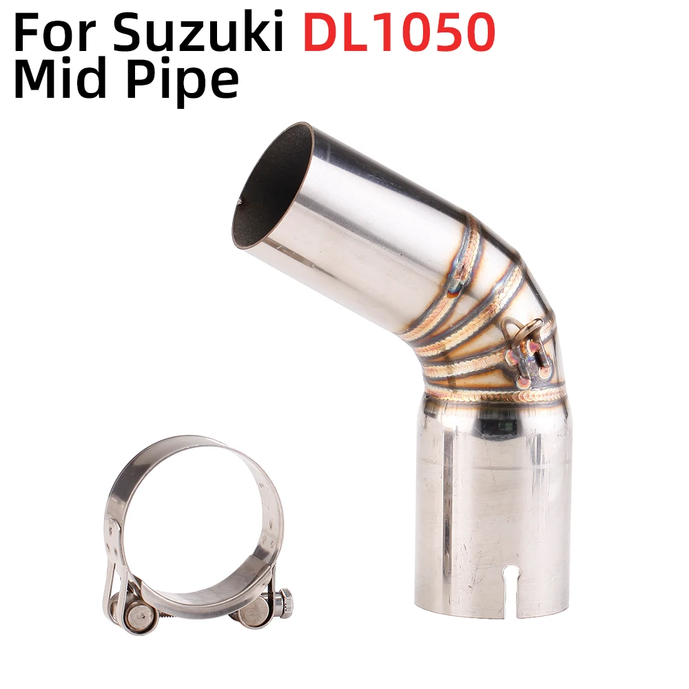 Tubo de enlace central escape 51 mm antideslizante – Suzuki DL1050