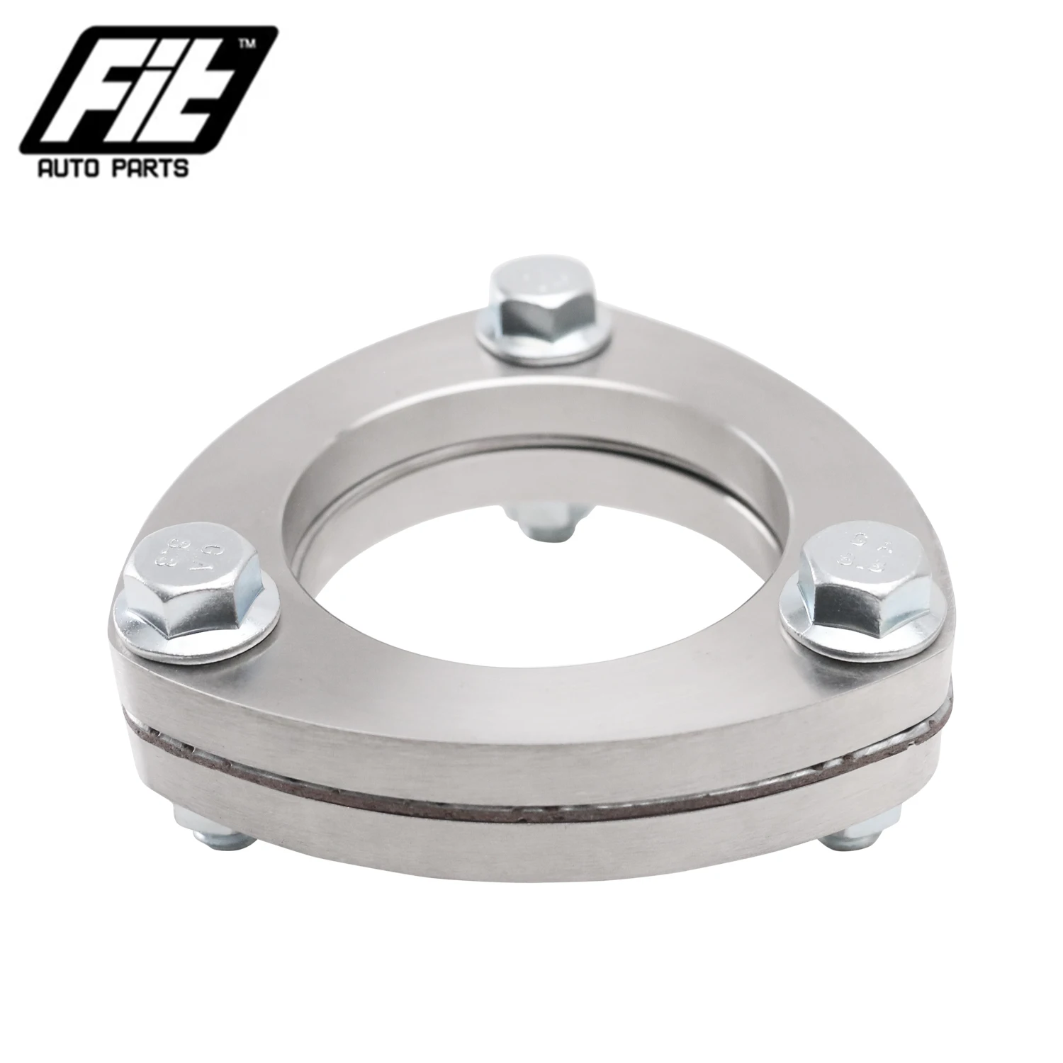 Silenciador de escape tubular universal – Acero inoxidable 201 con brida triangular - imagen 3
