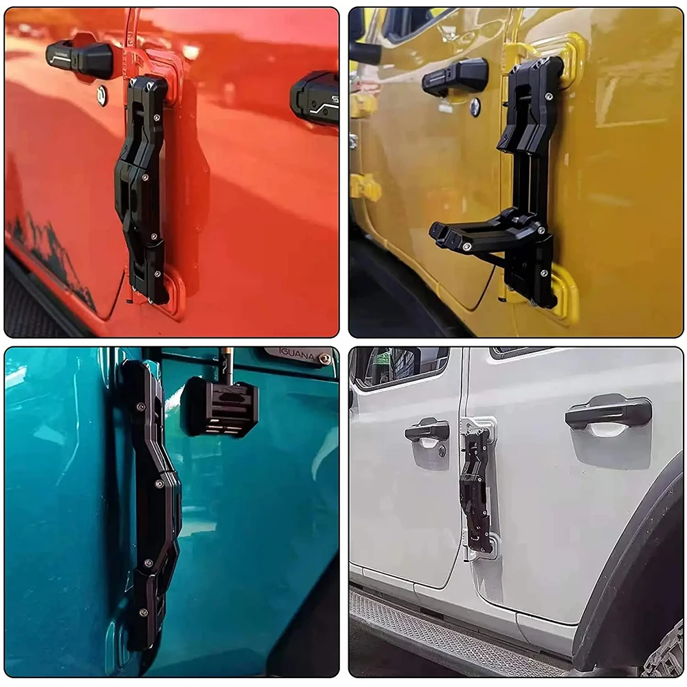 Estribo plegable de aluminio para Jeep Wrangler JK y JL - imagen 5