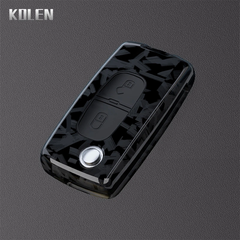 Funda tapa de llave en fibra de carbono ABS – Peugeot y Citroën - imagen 3