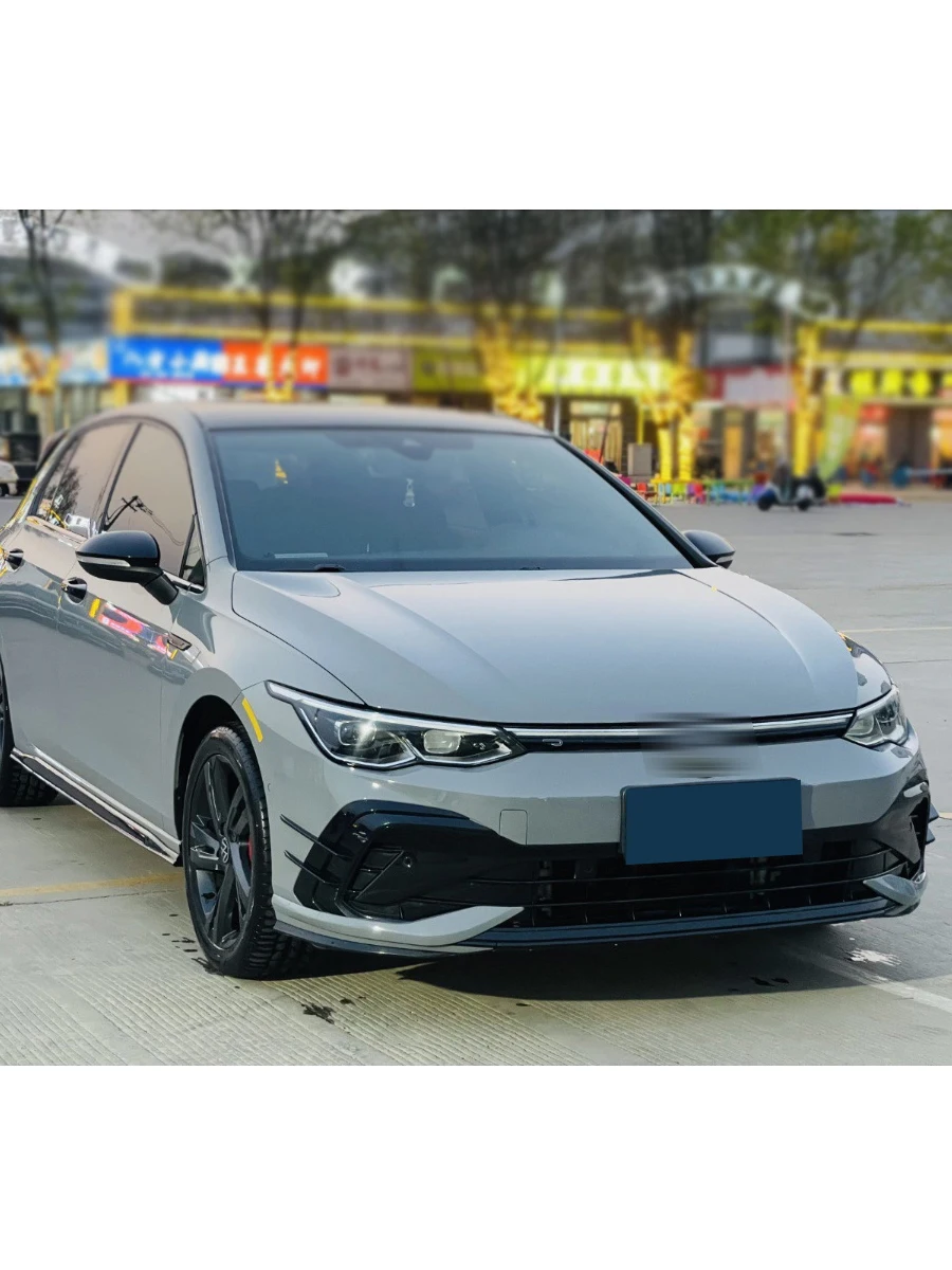 Alerón de bisel negro para lámpara antiniebla delantera del Volkswagen Golf MK8
