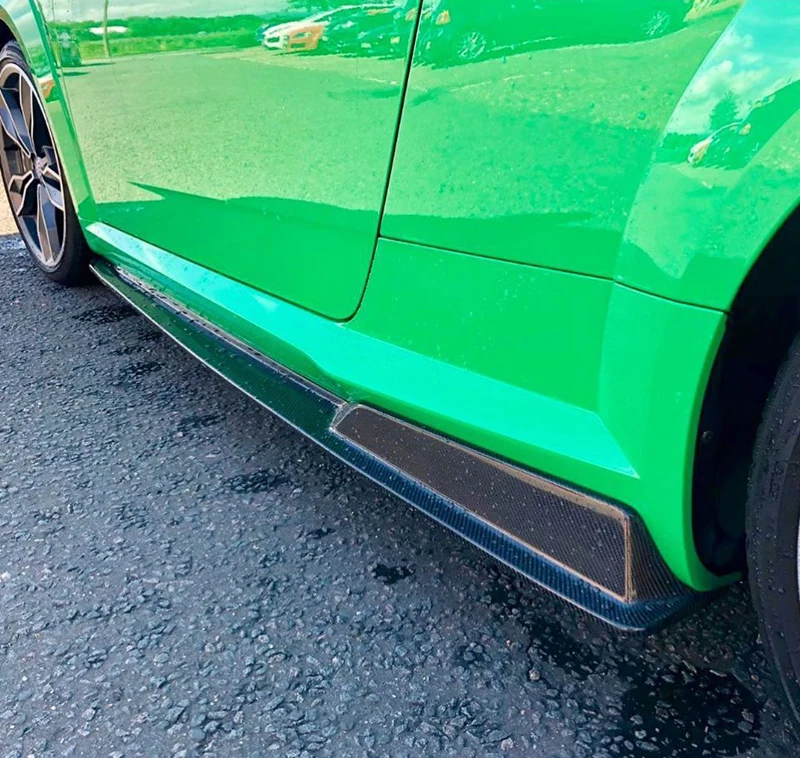 Faldones laterales traseros de fibra de carbono para Audi TTRS MK3 - imagen 4