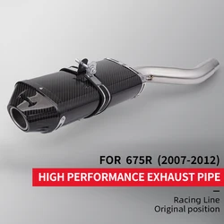 Silenciador escape Yoshimura para Triumph Daytona 675 2006-2012