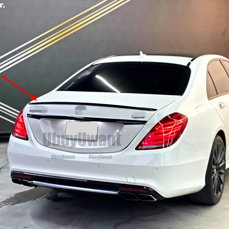 Alerón de maletero carbono estilo BOS – Mercedes Clase S W222 - imagen 5