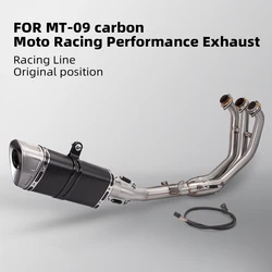 Escape completo MT09 Yamaha MT09SP FZ09 2021-2023 acero inoxidable