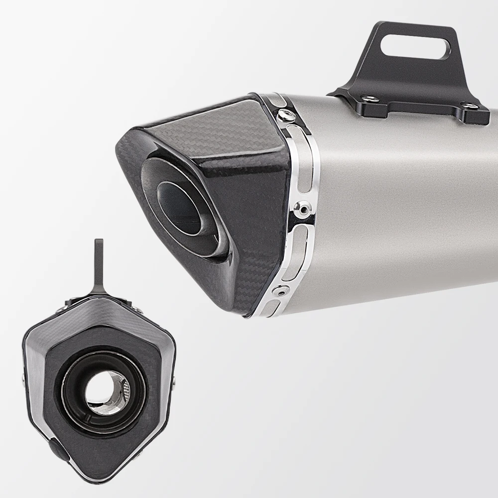 Para z900 2017-2019 tubo de escape medio z900 sistema de escape de motocicleta resbalón en silenciador de 51MM - imagen 5