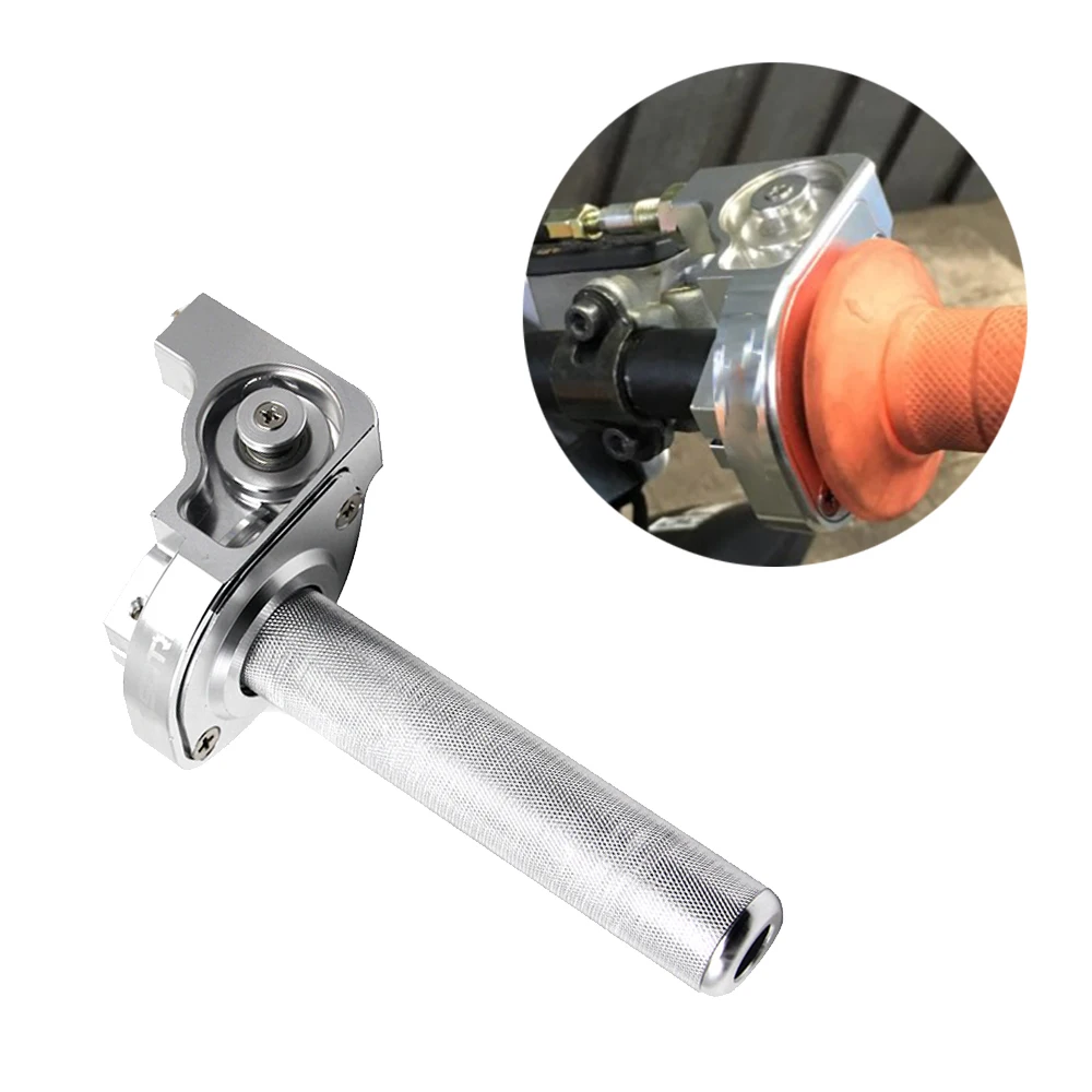 Empuñadura acelerador universal ZSDTRP para moto CNC aluminio 22mm - imagen 5