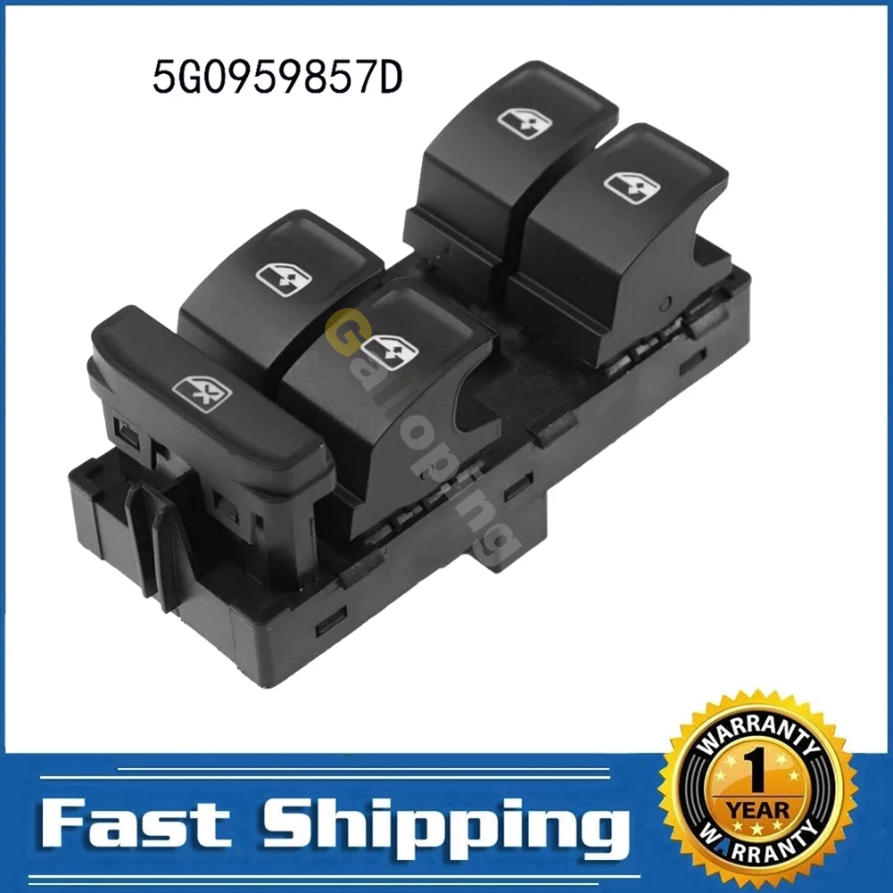 Interruptor elevalunas 5G0959857D VW Golf MK7 Passat Tiguan Leon