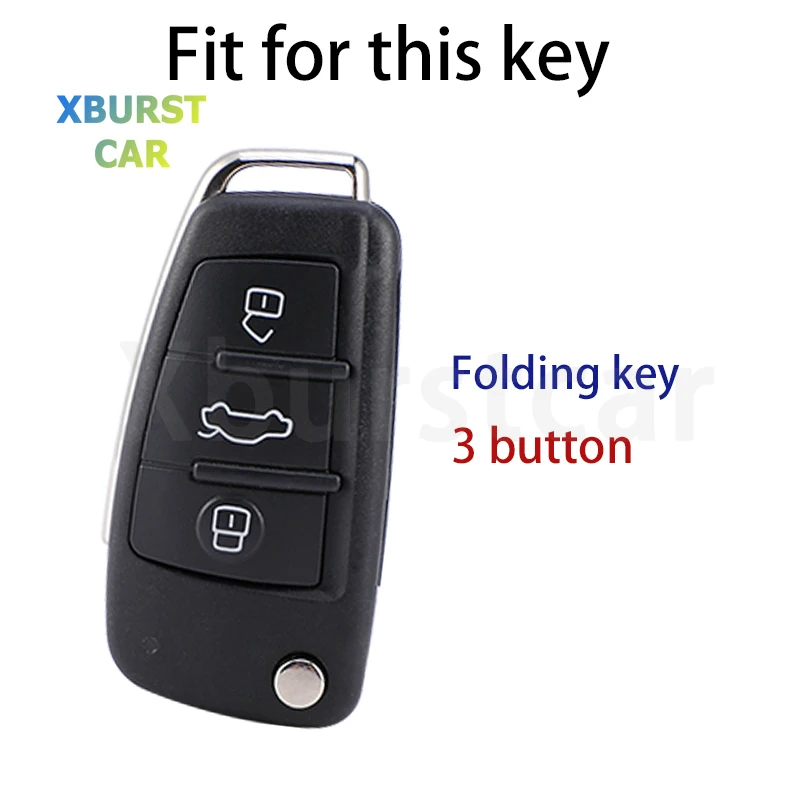 Funda TPU para llave plegable Audi — soporte Fob - imagen 2