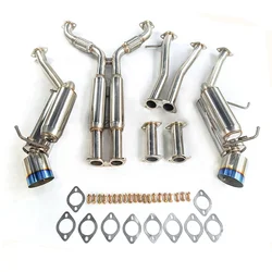 Escape catback doble punta quemada 4.5" – Nissan 350Z Z33 V35