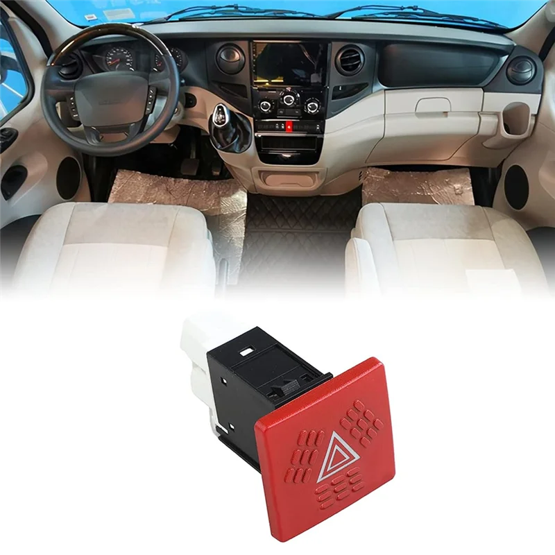Interruptor de emergencia de advertencia, intermitente de emergencia de peligro 500388626 234029 para Iveco Eurotech Eurocargo Trakker - imagen 4