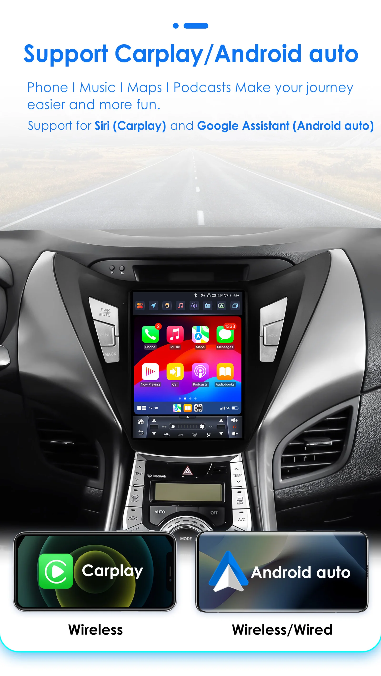 Autoradio 2DIN Hizpo Android para Hyundai Elantra I35 2011-2013 - imagen 4