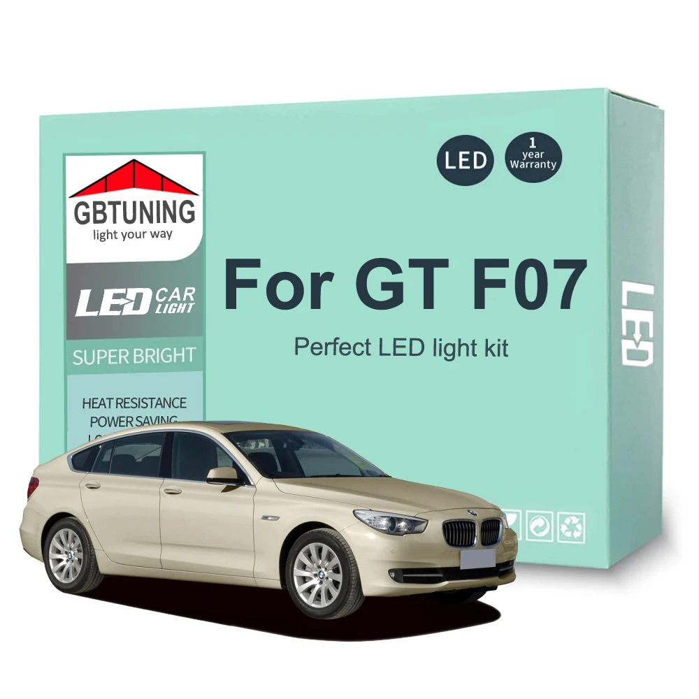 Kit bombillas LED interior BMW Serie 5 GT F07 CANbus