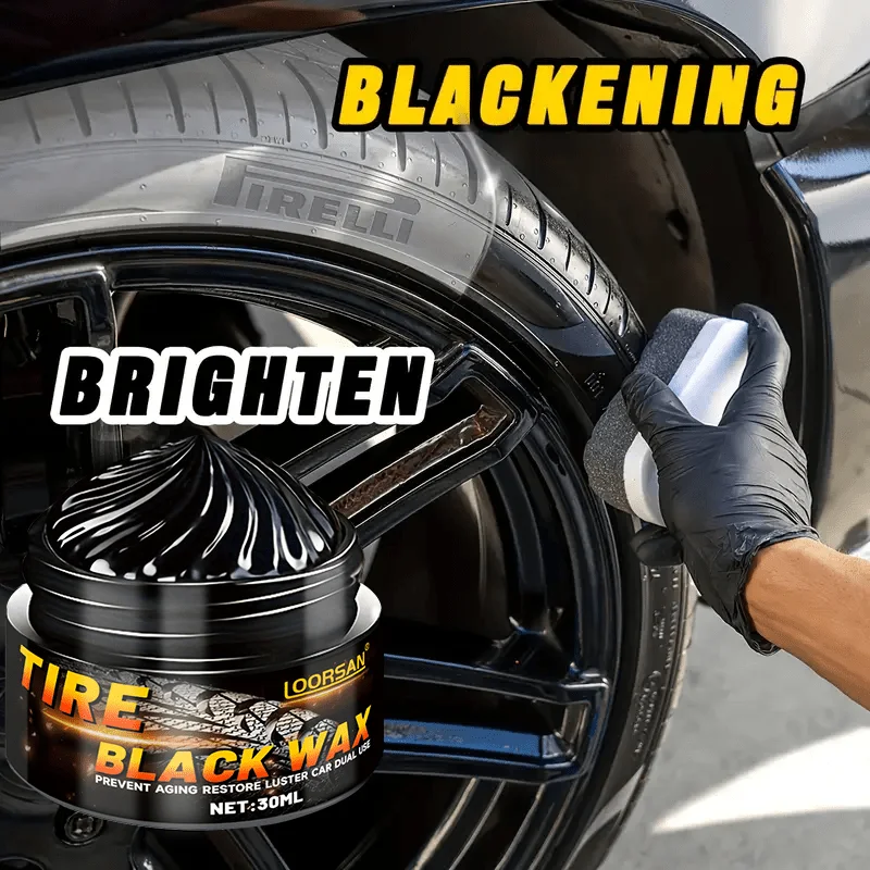 Crema hidratante TIRE BLACKWAX protectora para neumáticos y parachoques - imagen 3
