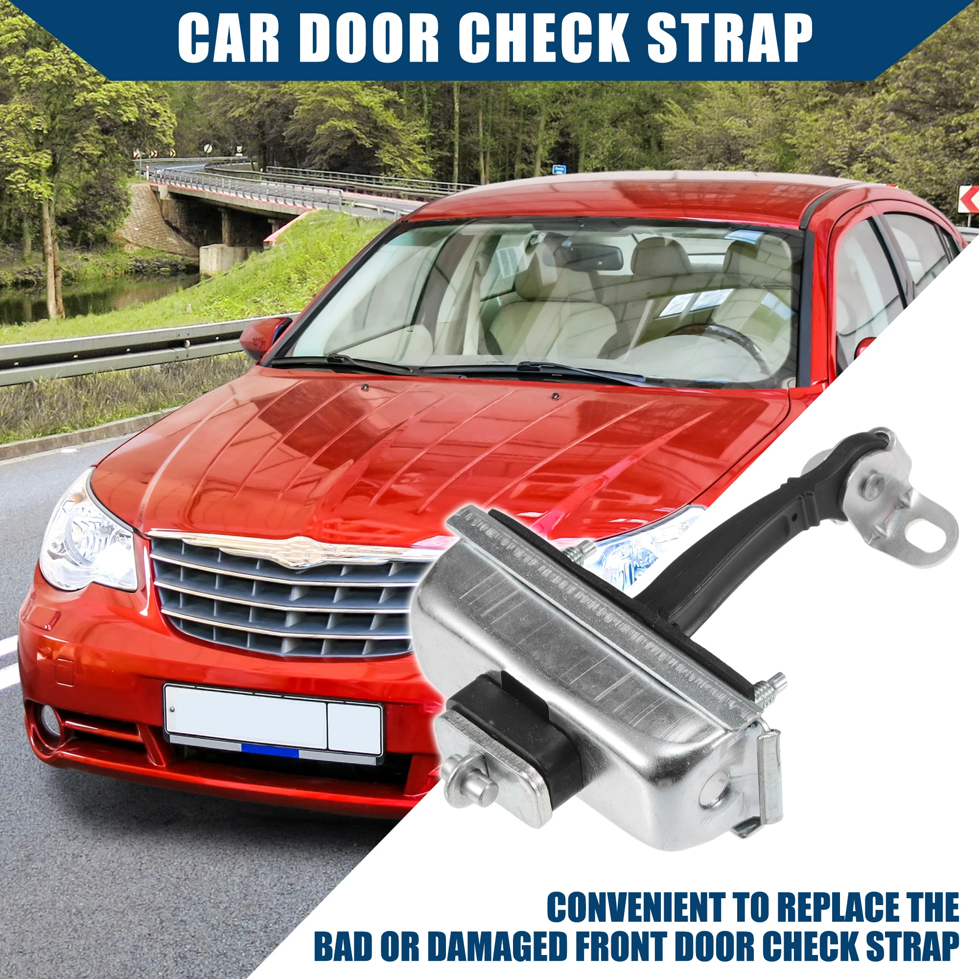 X Autohaux-Correa de control para puerta delantera de coche, accesorio para Chrysler Sebring Convertible 1998, 1999, 2000, 2001, 2002, 2003, 2004, 2006, 2 piezas, n. ° 4658467ab - imagen 3