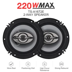 Altavoces coaxiales para coche 4 vías, 6 pulgadas (16 cm)