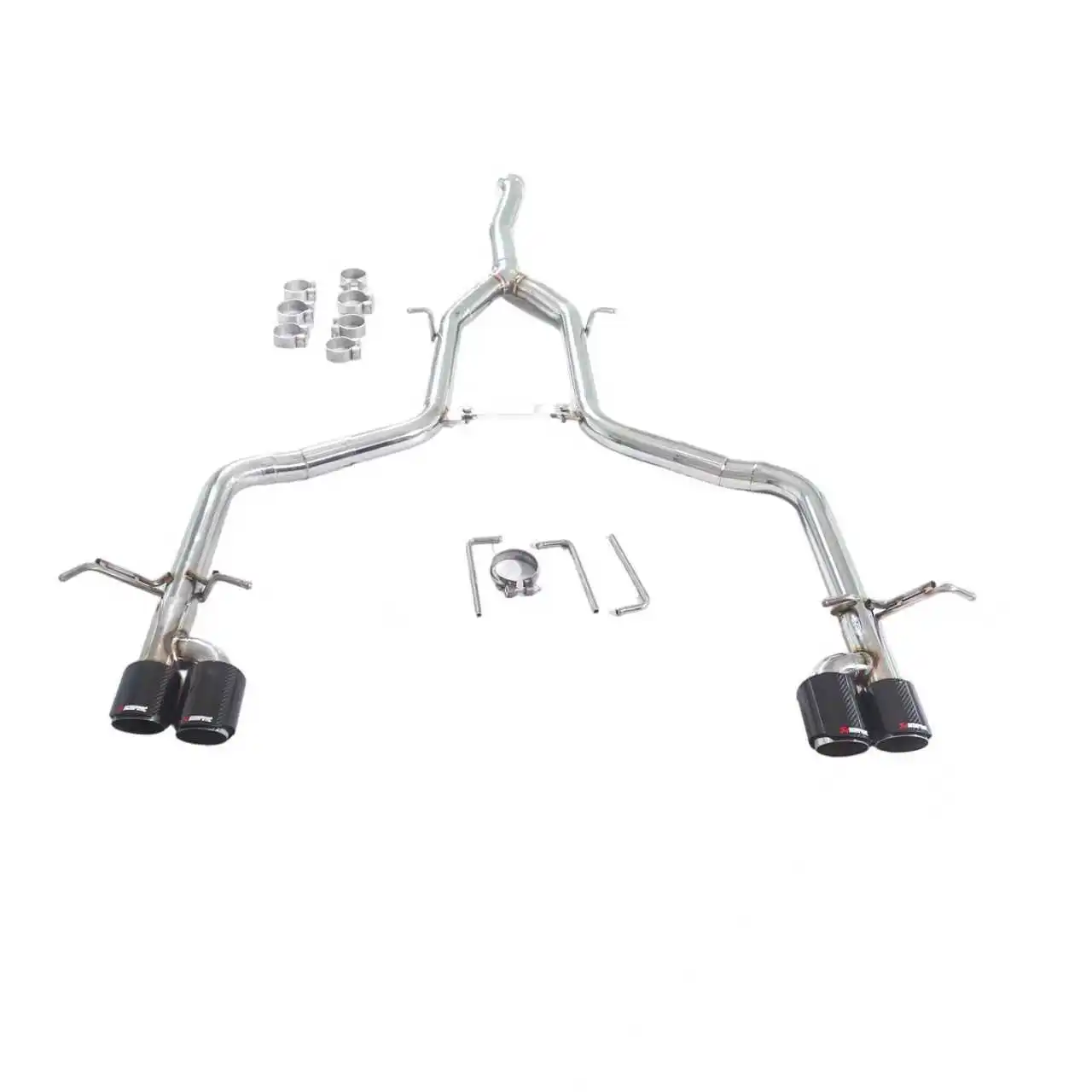 Escape cat-back GFC de acero inoxidable – Mercedes W204 C180/C200/C260