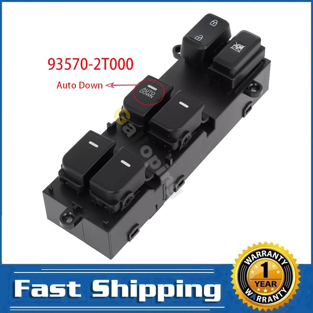 OEM 93570-2T000 Botón elevalunas Kia Optima K5 2011-2015