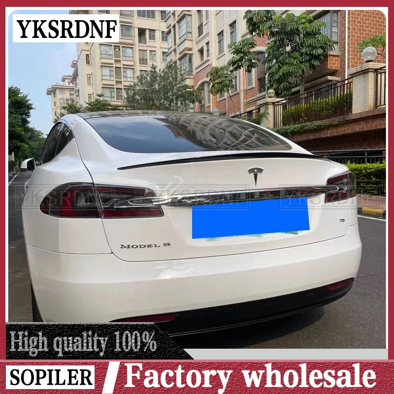 Alerón portón trasero ABS para Tesla Model S 2012-2020