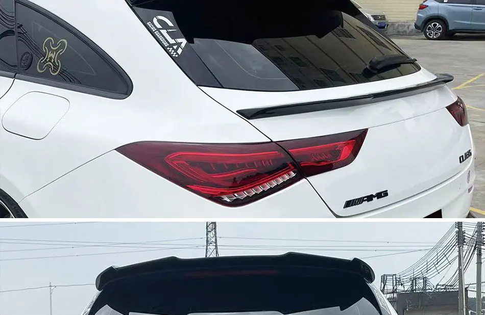 Vista del alerón para personalización exterior del Mercedes-Benz CLA X11