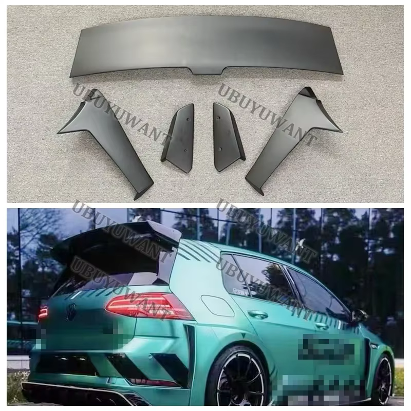 Alerón TCR negro brillante para VW Golf Mk7 y Mk7.5 2014-2018 - imagen 5