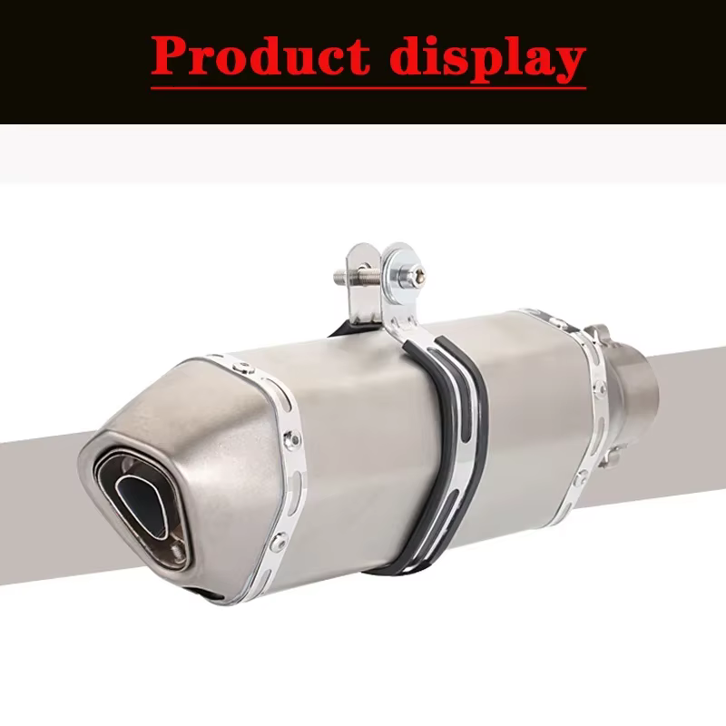 Silenciador universal de escape de 51 mm para moto con DB killer - imagen 3