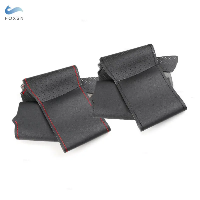 Funda de cuero perforada para volante Hyundai Tucson 2006-2014 - imagen 2