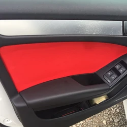 Panel manija puerta microfibra cuero Audi A4 2009-2016