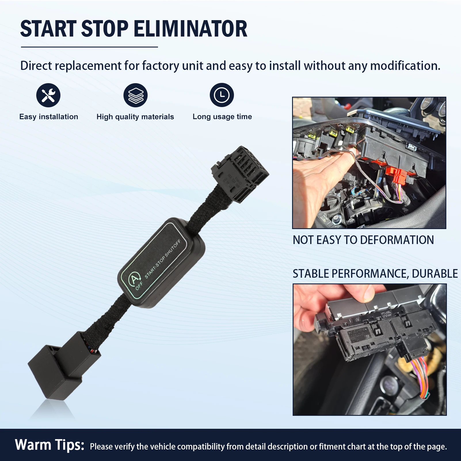 Sistema Start-Stop para Volkswagen Golf 7, Passat B8, Touran y T-Roc - imagen 3