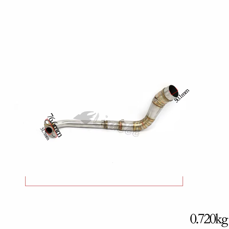 Tubo escape REALZION slip-on medio – Yamaha NMAX 125/155 2015-2017 - imagen 2