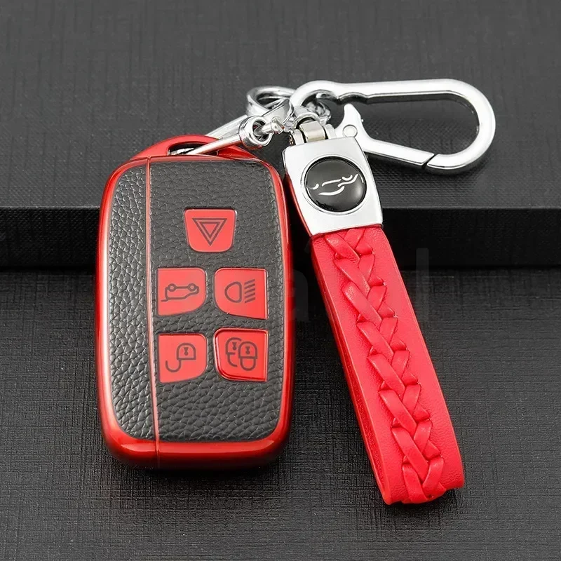 Funda de llave TPU efecto cuero para Land Rover y Jaguar - imagen 5