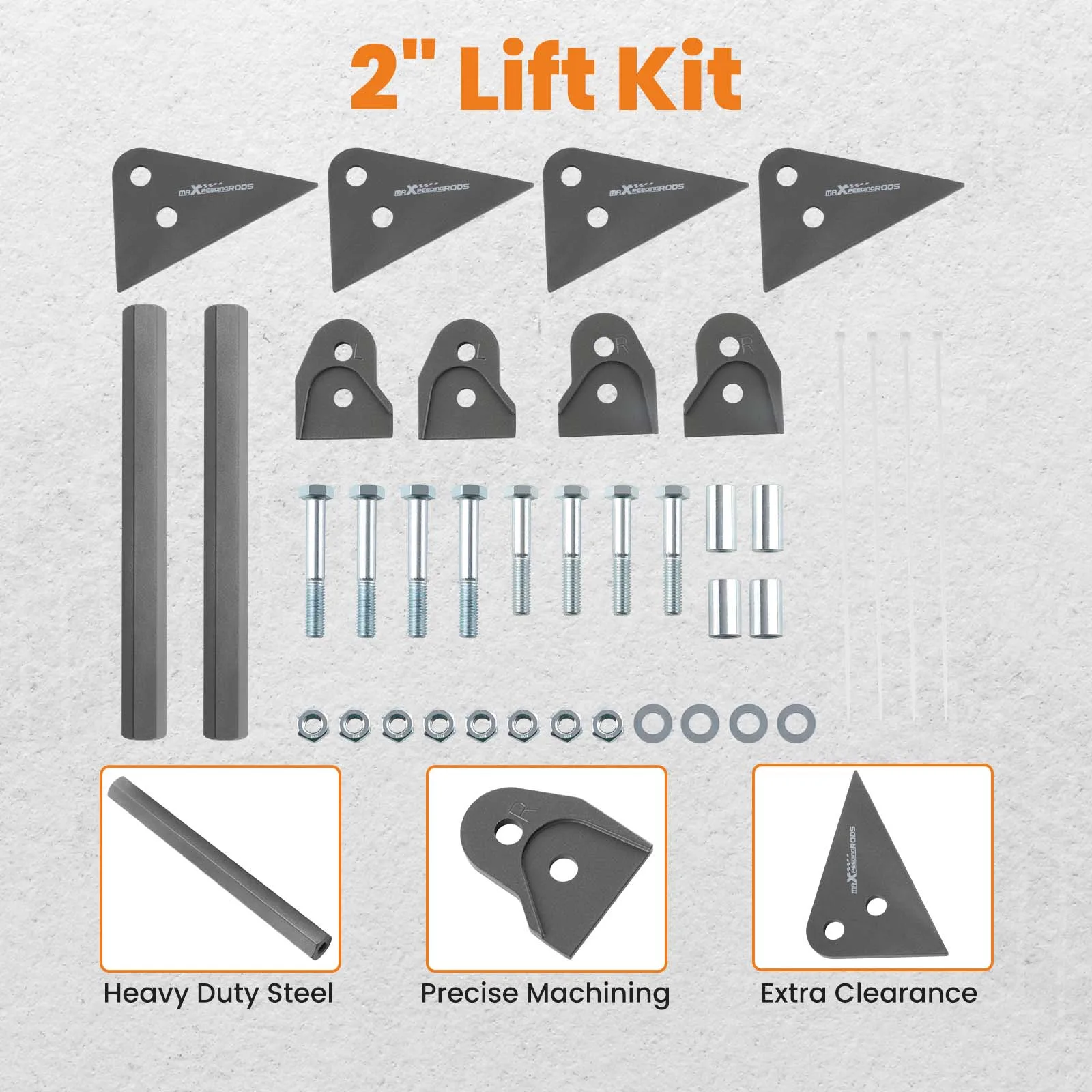 Kit nivelación 2" para Polaris Sportsman 850 y Scrambler 2009-2018 - imagen 4