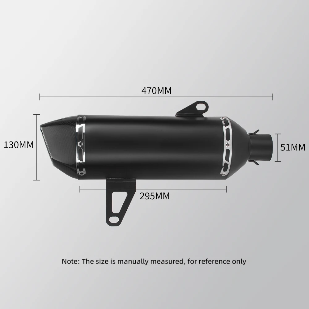 Tubo de escape completo de fibra de carbono para Yamaha XMAX 300 - imagen 3