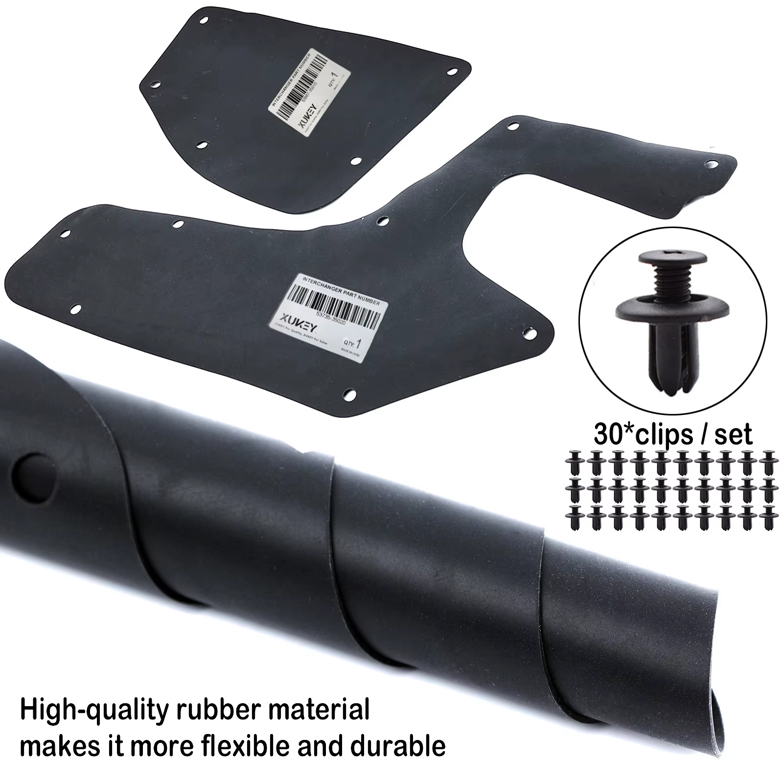 Protectores salpicaduras goma Toyota Land Cruiser Prado J90 J95 - imagen 4
