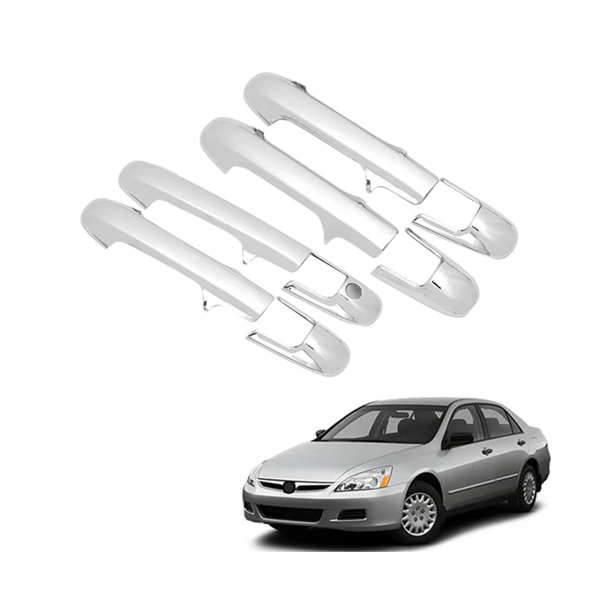 Tirador puerta lateral cromado Honda Accord 2003-2007 - imagen 3