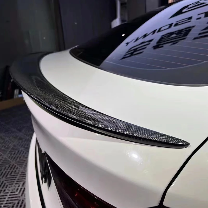 Alerón de la tapa del maletero trasero para BMW X6 F16, kit de modificación deportiva de cuerpo negro de carbono, 2015, 2016, 2017, 2018, 2019 - imagen 3