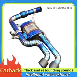 Silenciador de titanio BMW i8 1.5T con escape cat-back valvulado