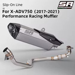 Silenciador de escape de titanio para Honda X-ADV 750