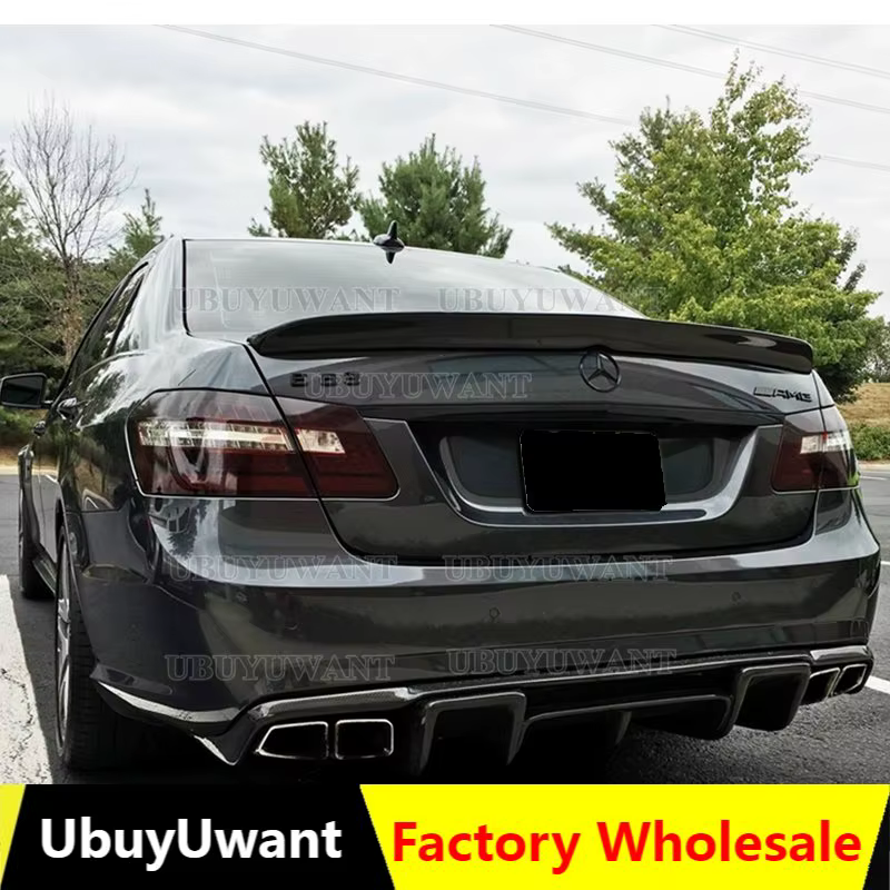 Alerón trasero Mercedes-Benz Clase E W212 2008-2015, fibra de carbono